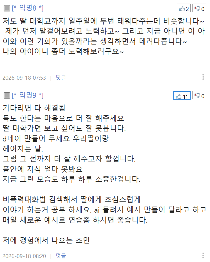조수석에서 이어폰 끼는 딸 (4)