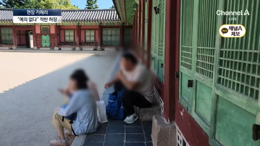 경복궁서 버젓이..담뱃불 붙이는 관광객 (30)