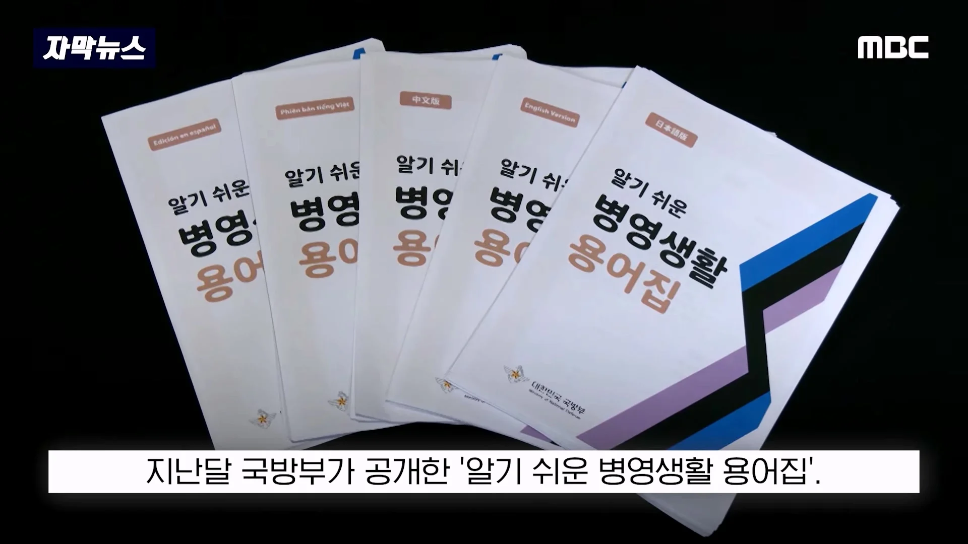 3400만원 쓰고 개판으로 번역되었다는 병영생활 용어집