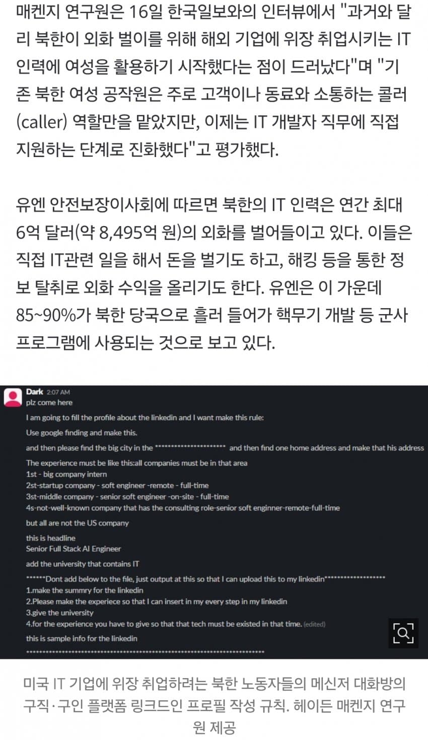 "수줍어 '원격근무' 고집하더니"… 美 기업 면접 본 싱가포르 여성 정체 (5)