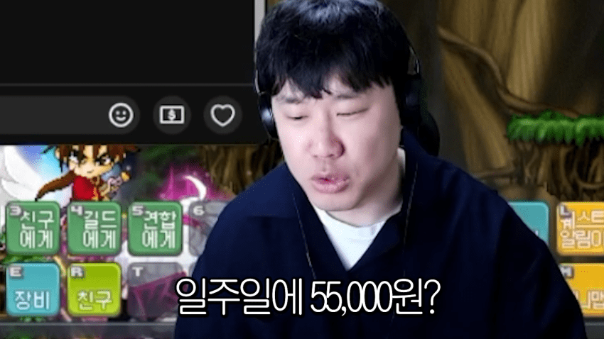 메이플 유저 게임으로만 버는 월 수익 공개 (23)