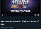 Warhammer 40,000: Gladius - Relics of War 재배포