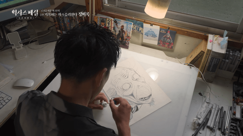 싱글벙글 임진왜란 만화 그리는 일본인.. (18)