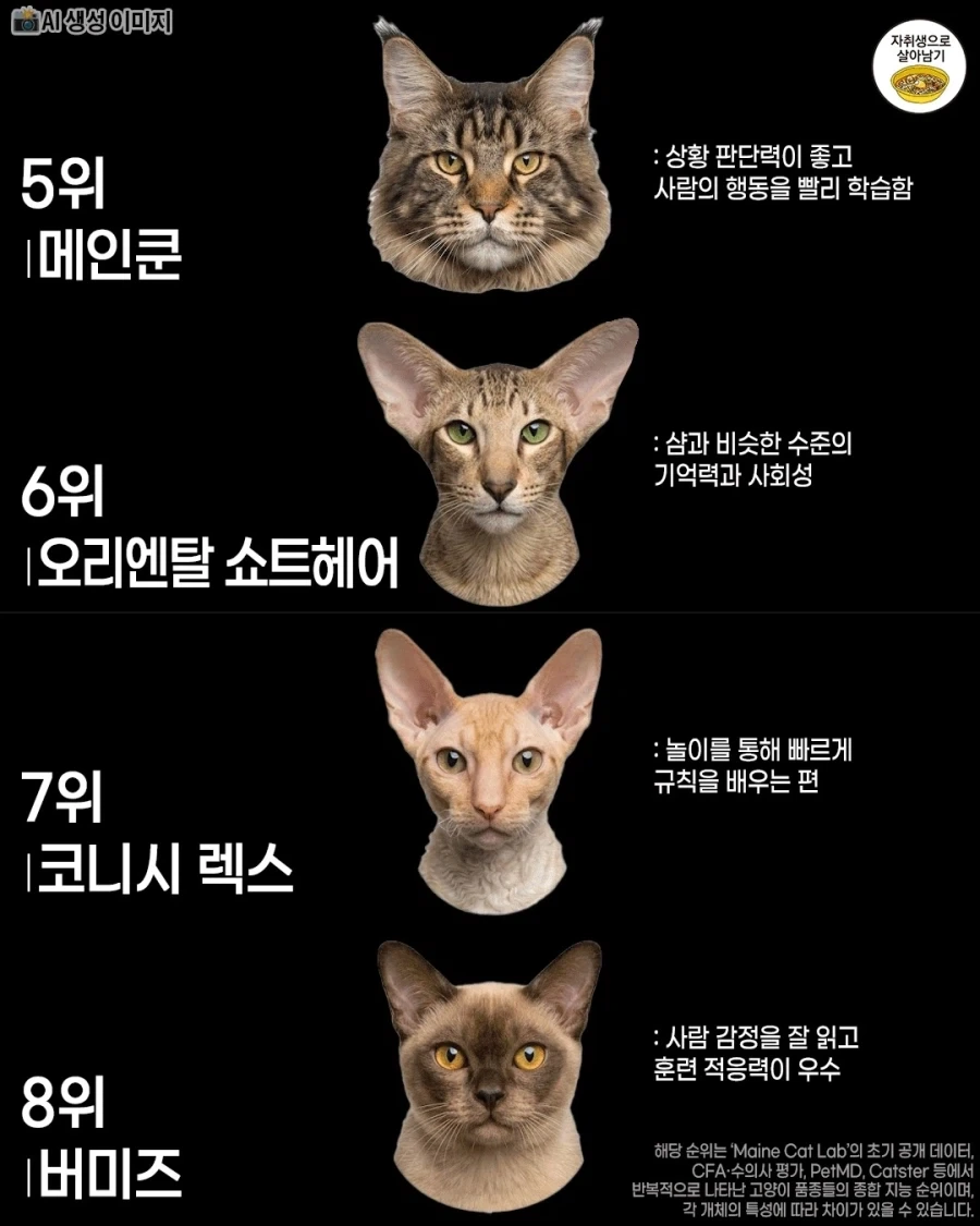 고양이 품종별 지능 순위 .jpg
