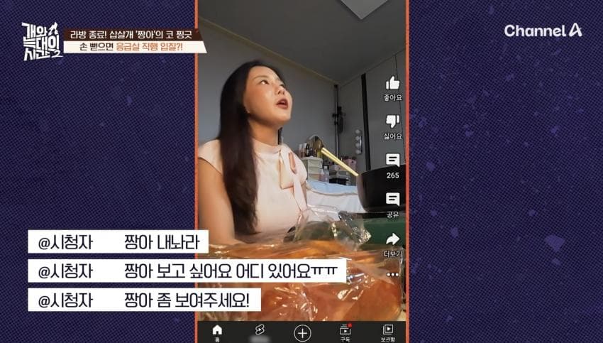 싱글벙글 반려견이 스트레스 받는데도 방송 촬영은 멈출 수 없다는 보호자 (9)