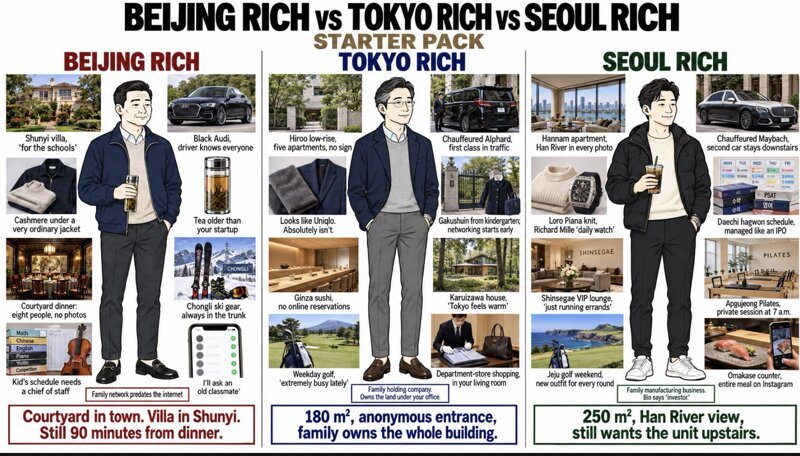 나라별 상류층 특