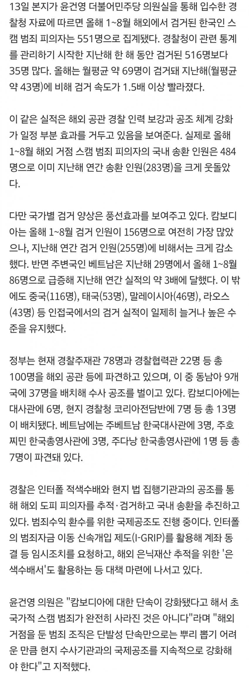 "불법인 것 알지?" 캄보디아 잠잠해지니 베트남서 스캠 검거 3배 급증 (5)