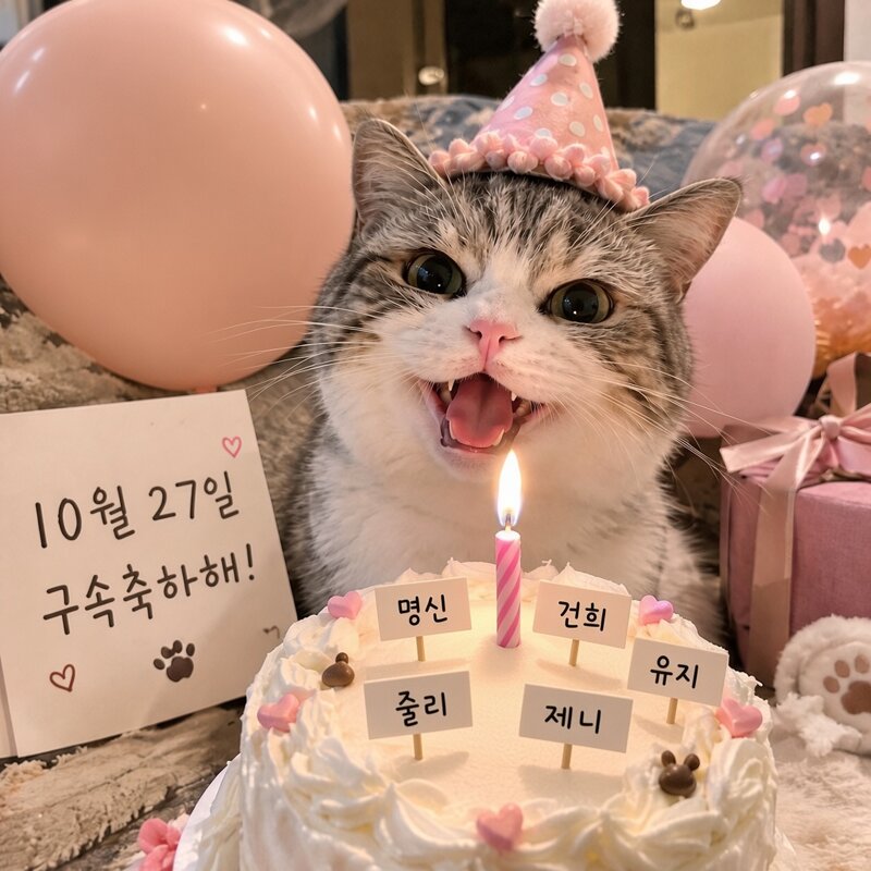 제니씨 구속유지 축하