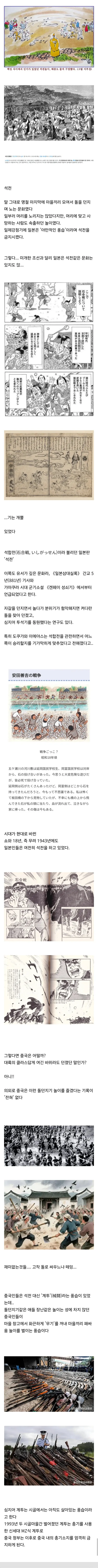 [스압] 마치 우리나라에만 있었던 미개한 놀이라고 알려진 풍습