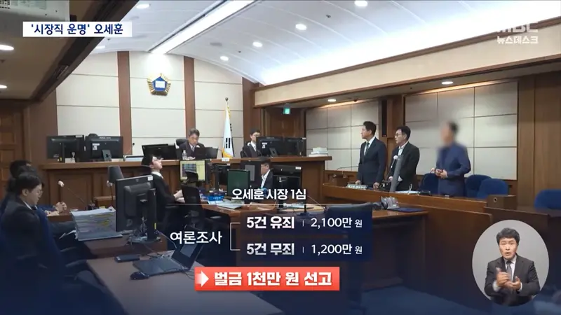 오세훈 '운명의 1주일'‥'여론조사 대납' 2심은? (4)