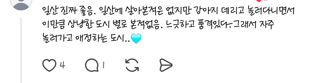일산 이사오고나서 이국적인 동네 풍경에 만족이되서 해외를 나가고싶은 욕망이 사라짐 진짜 외국같다 (3)