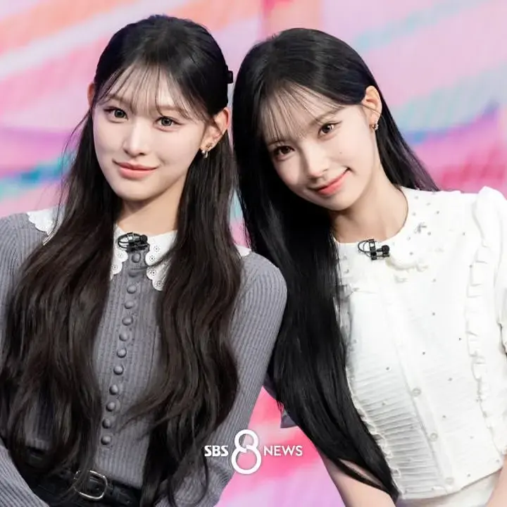 sbs 8시 뉴스 출연 리센느 비하인드 개인, 단체컷 (11)