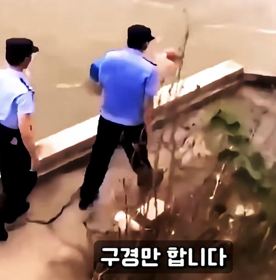 중국 공안의 인명구조 (24)