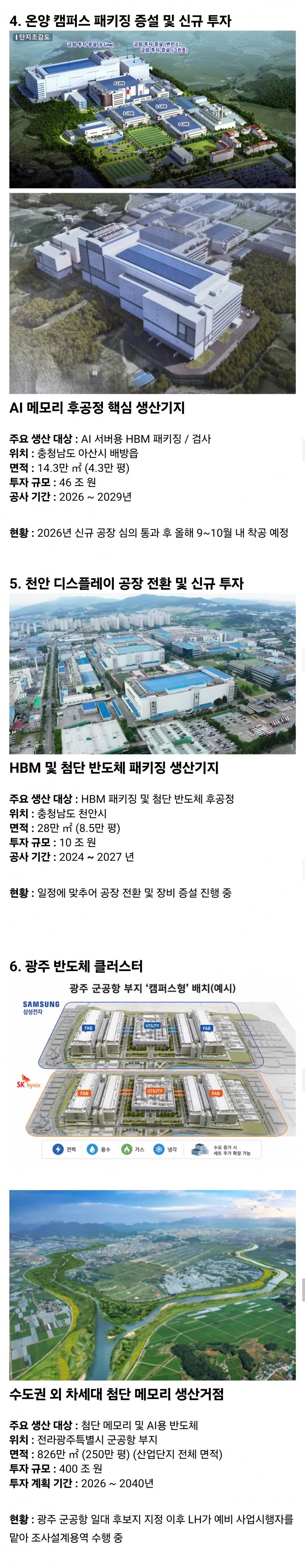 야심 찬 삼전닉스의 반도체 투자 계획 및 현황 (3)