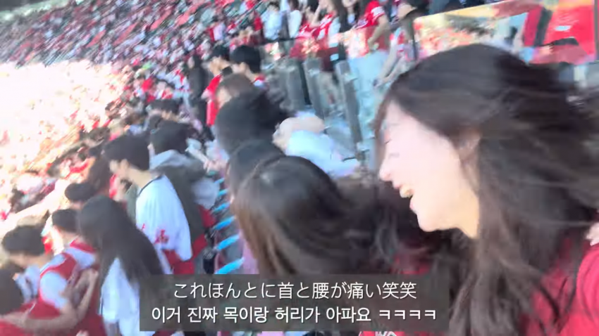 한국 유학중인 일본여성들의 고연전 가는날 (18)