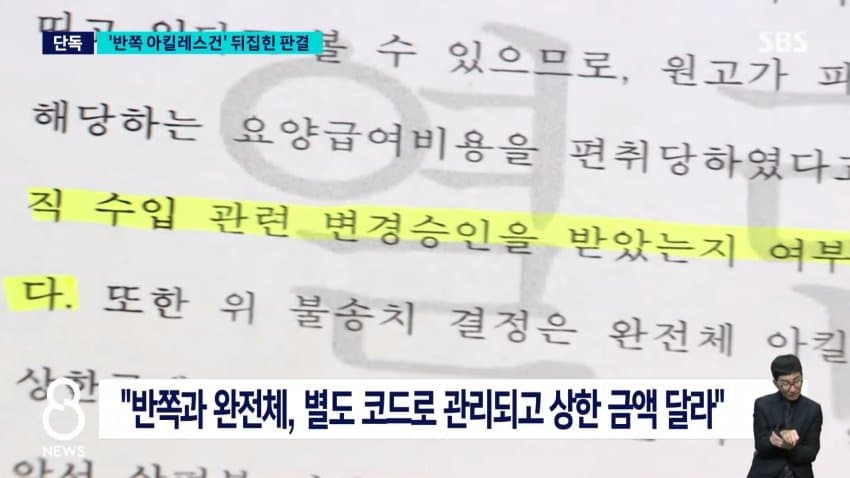 '반쪽 아킬레스' 완전체 둔갑 파동…2심 "2억3700만 원 공단에 배상 (19)