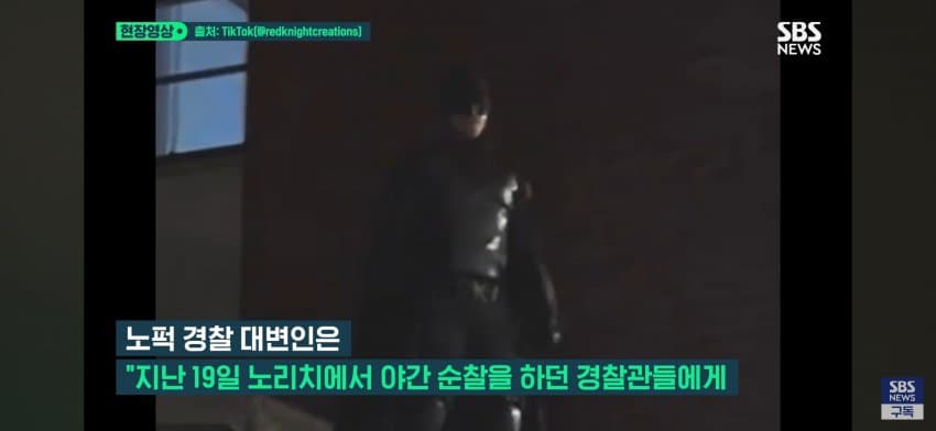 '배트맨이야' 진짜 '고담 시티' 개막? 날치기범 '혼비백산' (13)