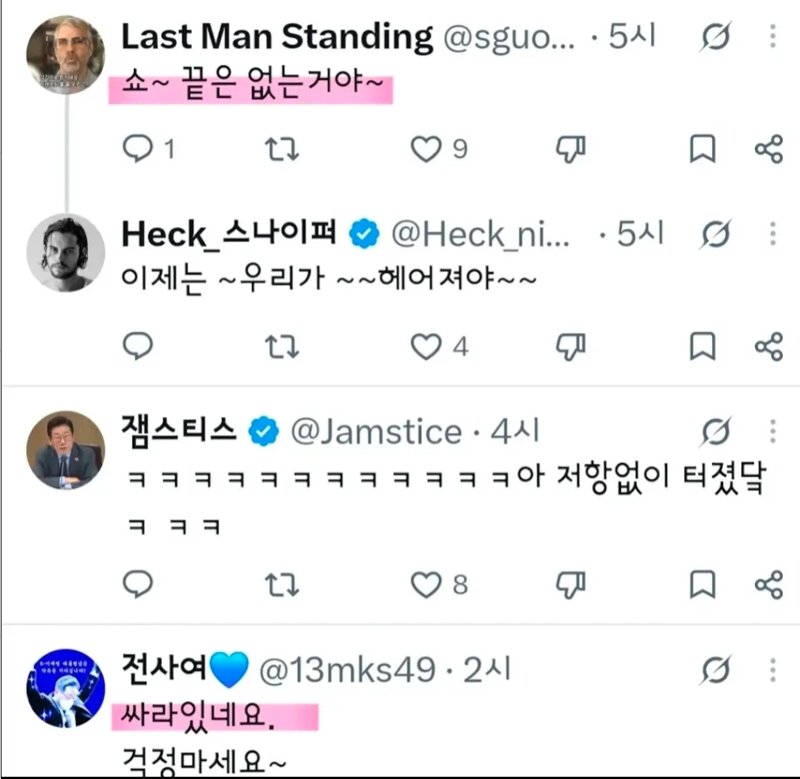 뉴일베들 정전대표 댓글 쓰벌 (4)