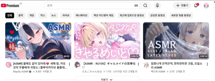 유튜브 ㅅㅂ 왜 자꾸 이딴거만 보여주냐 (4)