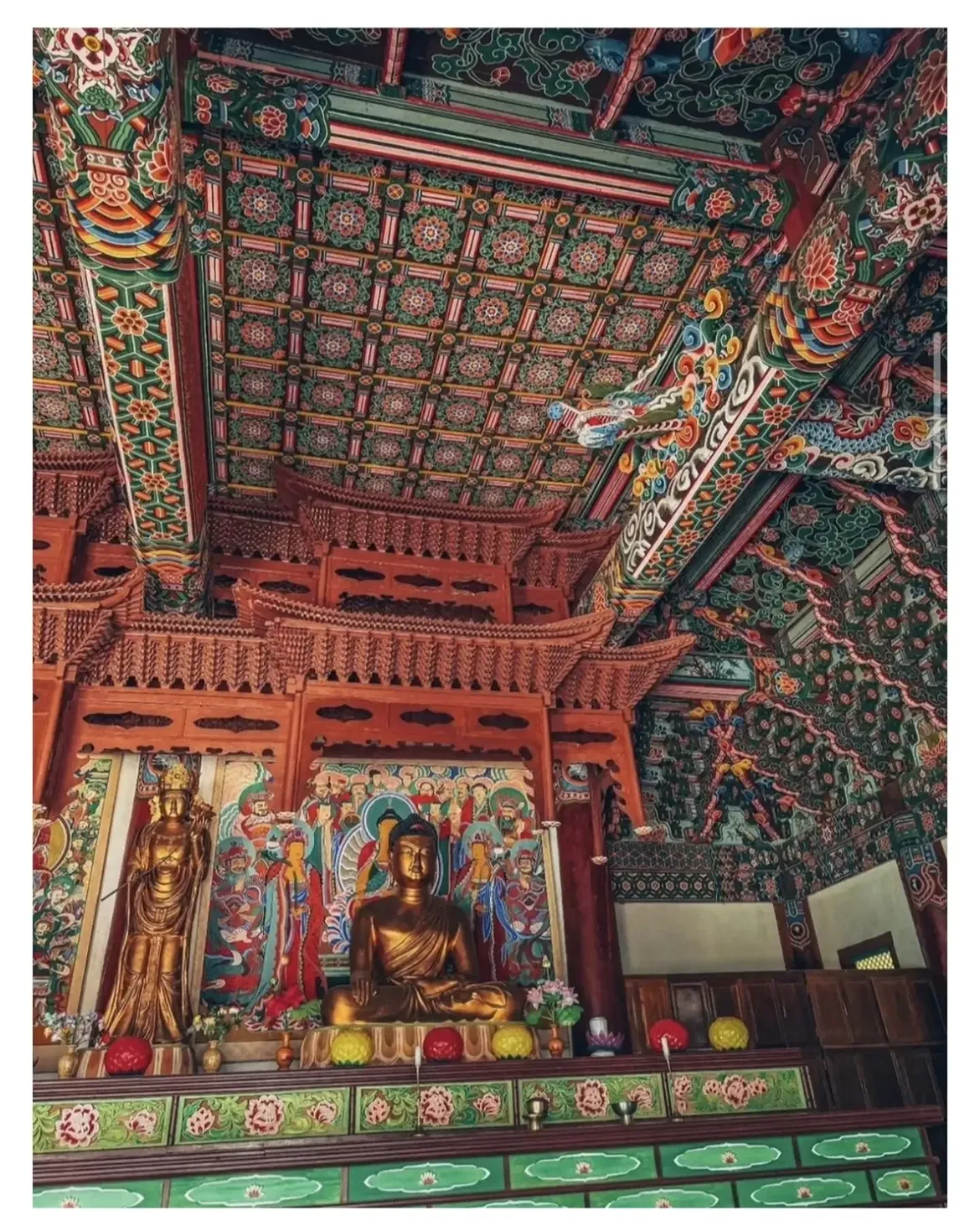 북한 여행중인 친구가 보낸 절 사진 (4)