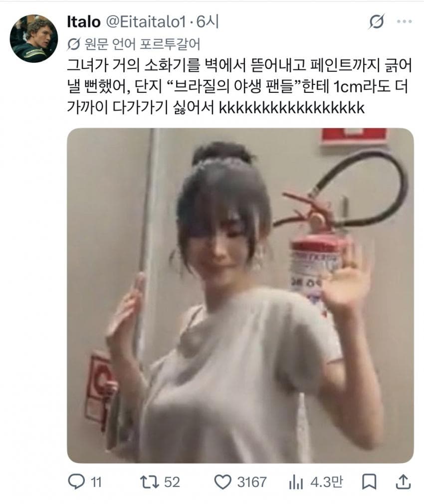 카리나 행동에 난리났다는 브라질 현지반응 (8)