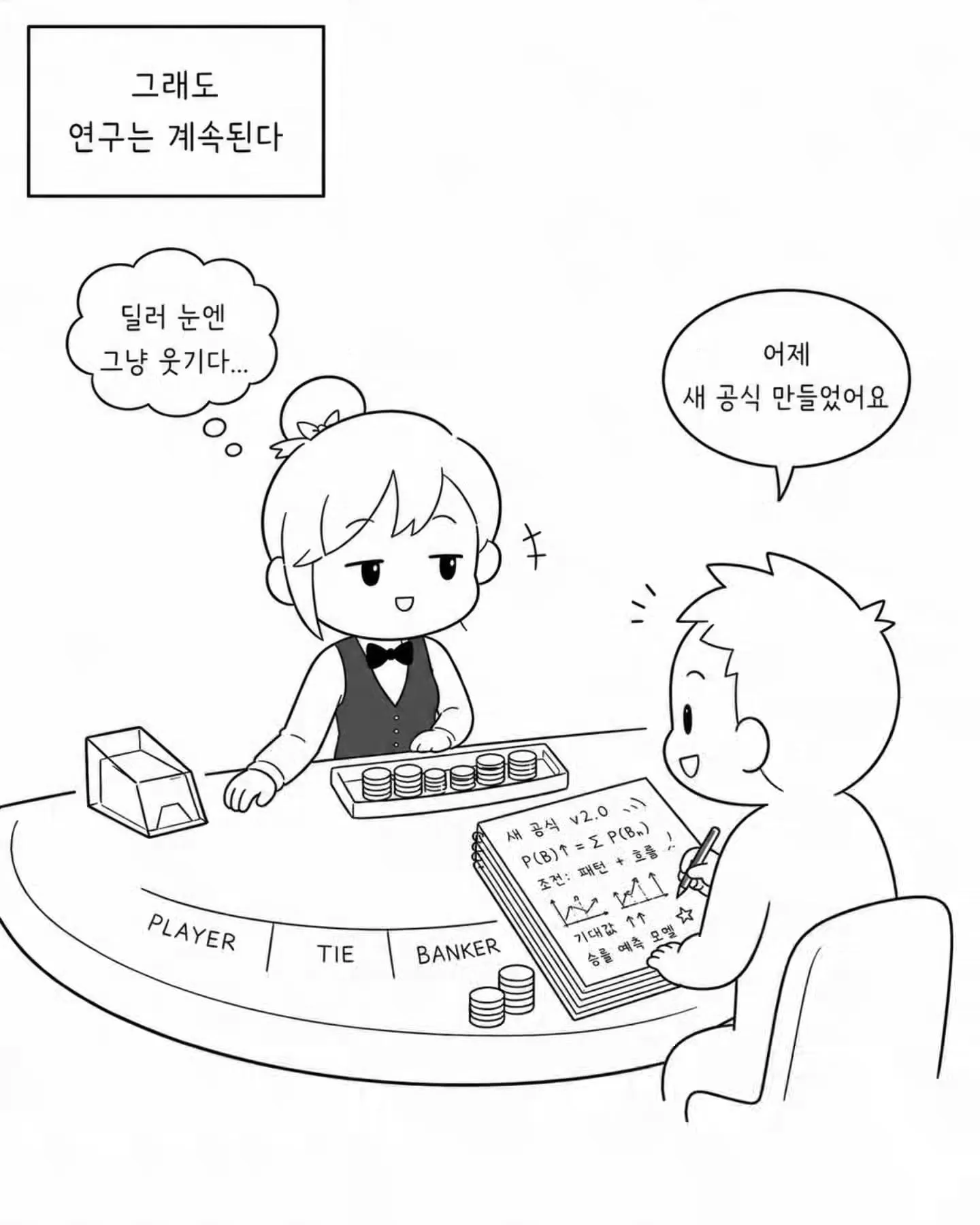 [스압] x지노에서 거의 논문을 쓰시는 손님 (8)