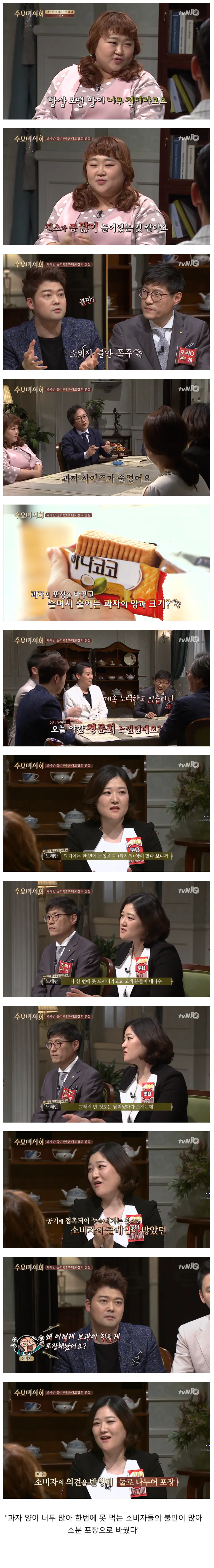 과자업계 포장 논란