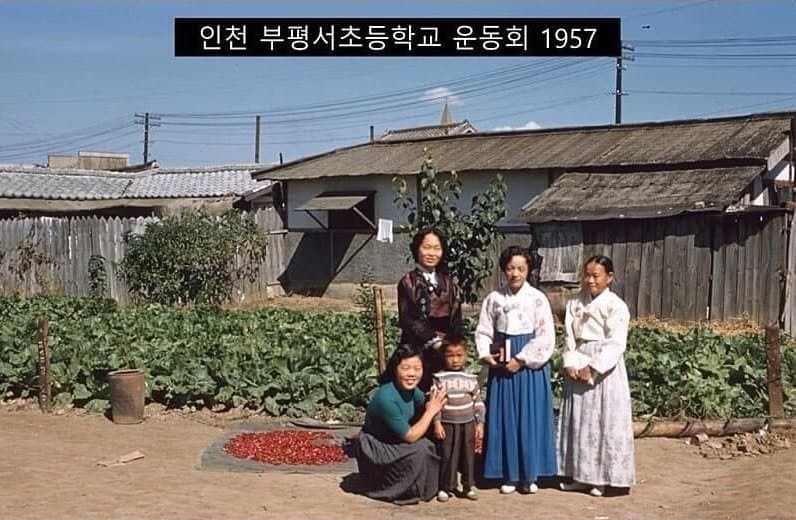 싱글벙글 세계 최빈국 시기, 1950년대 대한민국 컬러사진 모음 (27)