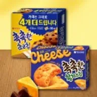 오리온 촉촉한 황치즈칩 16P 2개 + 촉촉한 초코칩 16P 2개