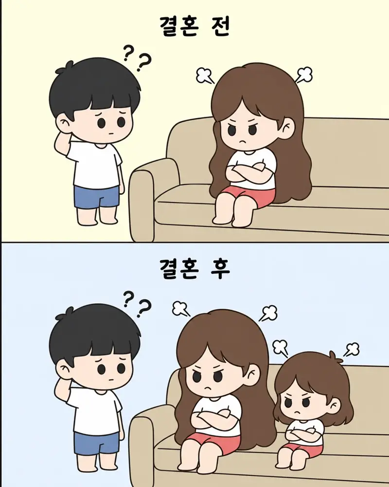 결혼 전 vs 결혼 후 ㄷㄷㄷㄷㄷ (2)