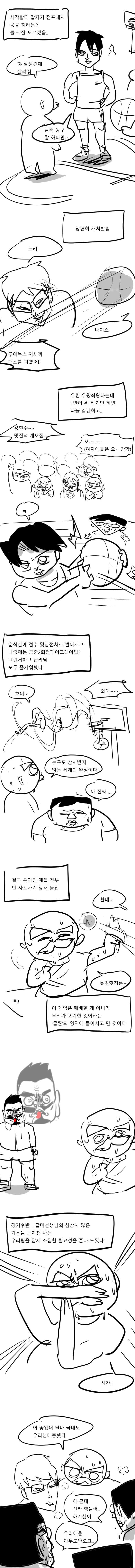 명작주의)증조할배, 고교농구의 추억...manhwa (5)