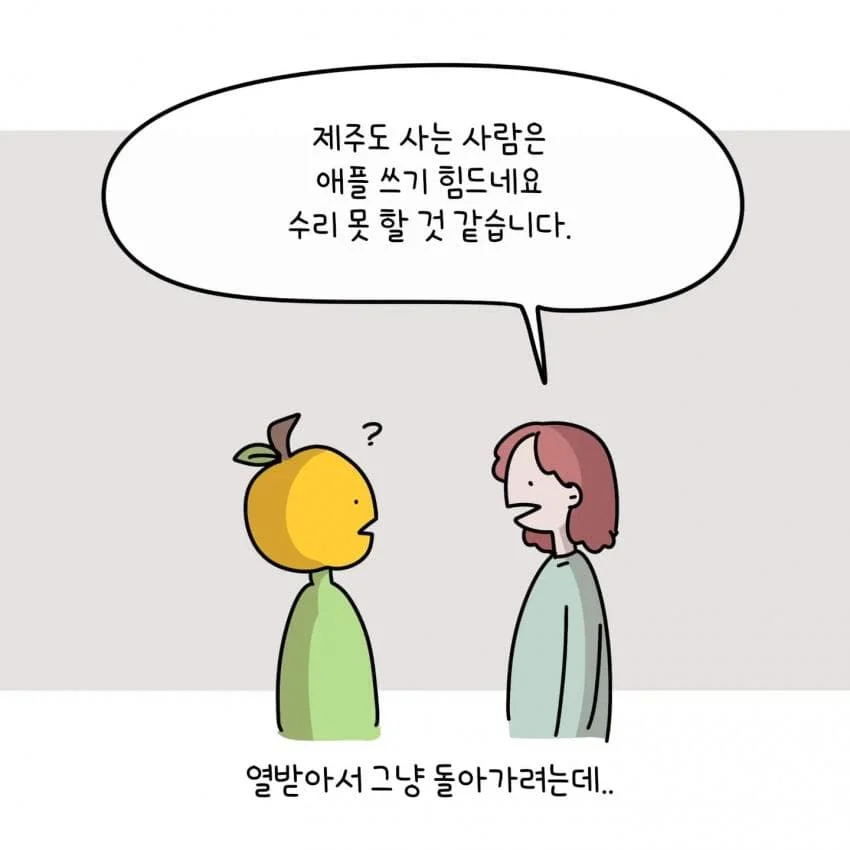 제주도민이 아이폰 안쓰는이유