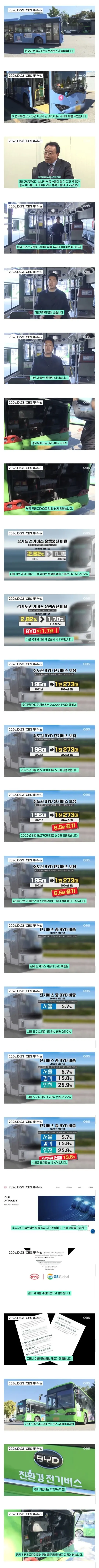 중국산 BYD 전기버스 근황 (2)