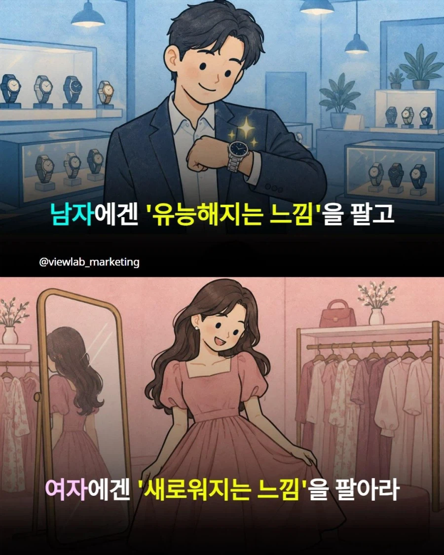 의외로 성별따라 다르다는 마케팅 방법