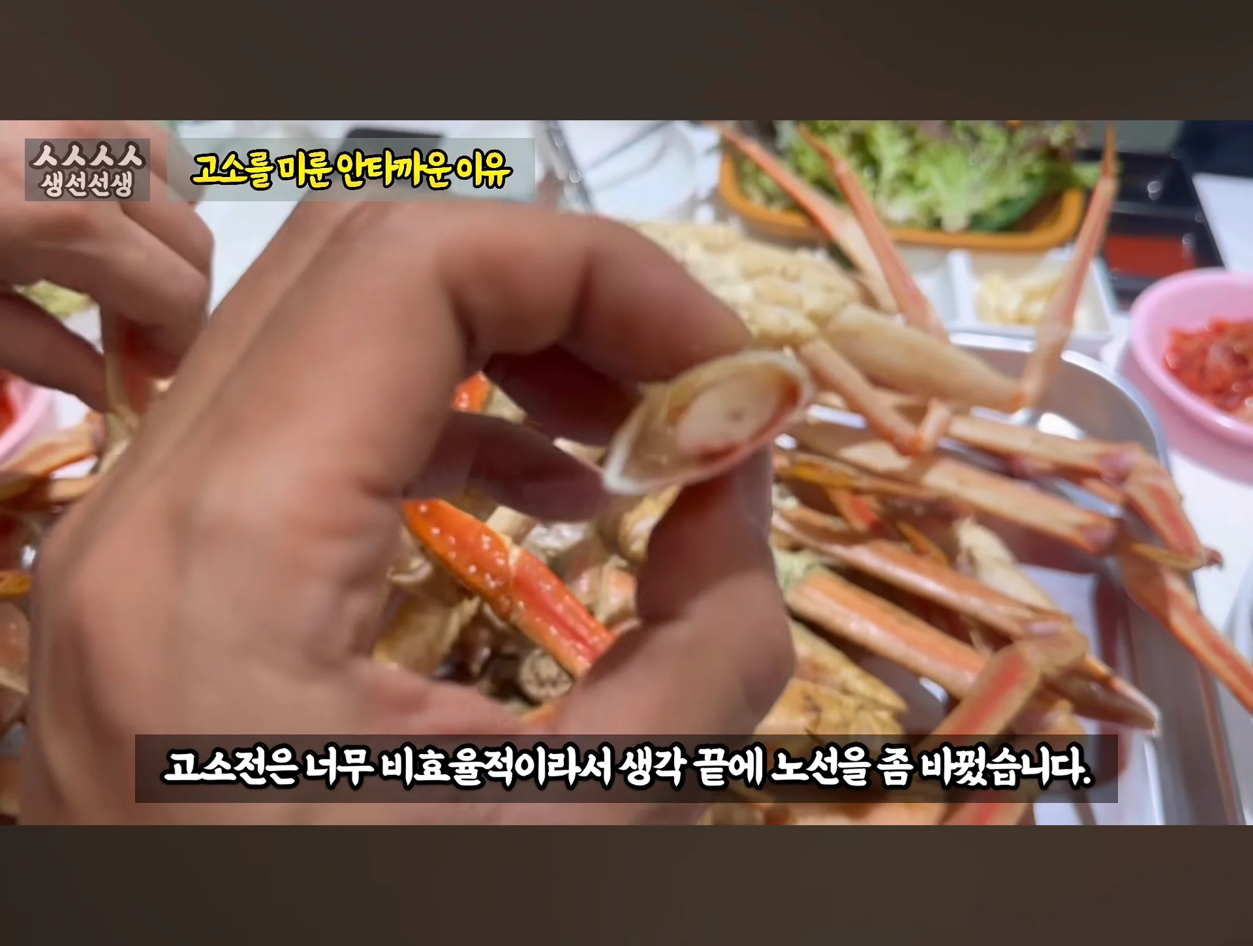 스압주의) 대게 구입 잘못했다가 미쳐버린 유튜버 (35)
