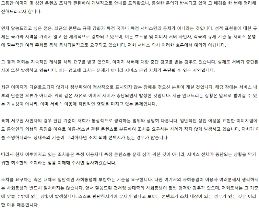 성인물 검열이 진짜 세계적 트렌드긴하구나