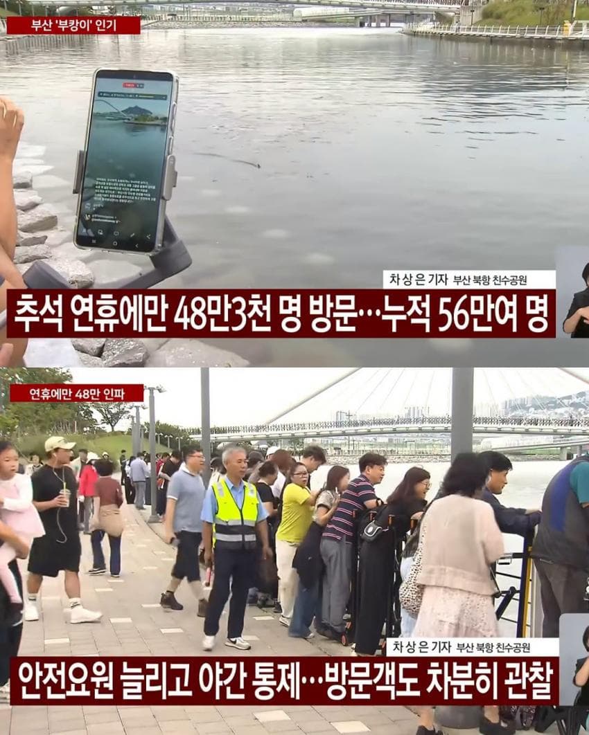 아무 것도 안 먹은 것 같다는 부캉이.. 바다로 유도 (2)