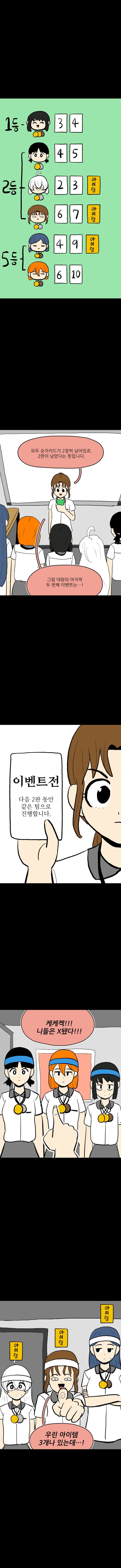 팀운 줄다리기 7화