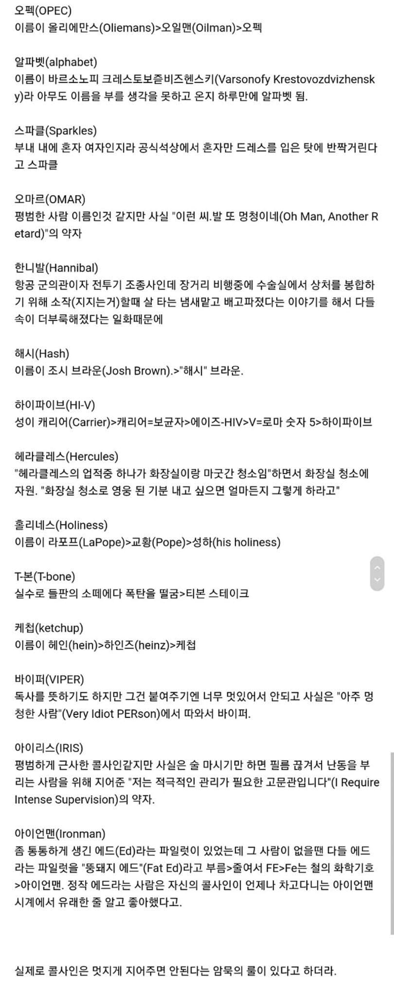 스압) 싱글벙글 미 공군 콜사인 지구촌. (3)