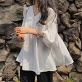 [롯데온]박시한 쉬폰블라우스 1+1 2장 ( 25.570/무배)