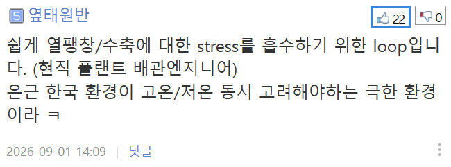 배관을 ㄷ 자로 꺾는 이유가 뭘까요? (3)