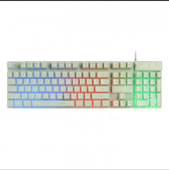 [알리] LED 104키 멤브레인 유선 키보드 (그린)