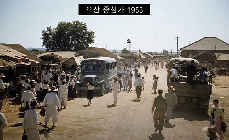 싱글벙글 세계 최빈국 시기, 1950년대 대한민국 컬러사진 모음 (28)