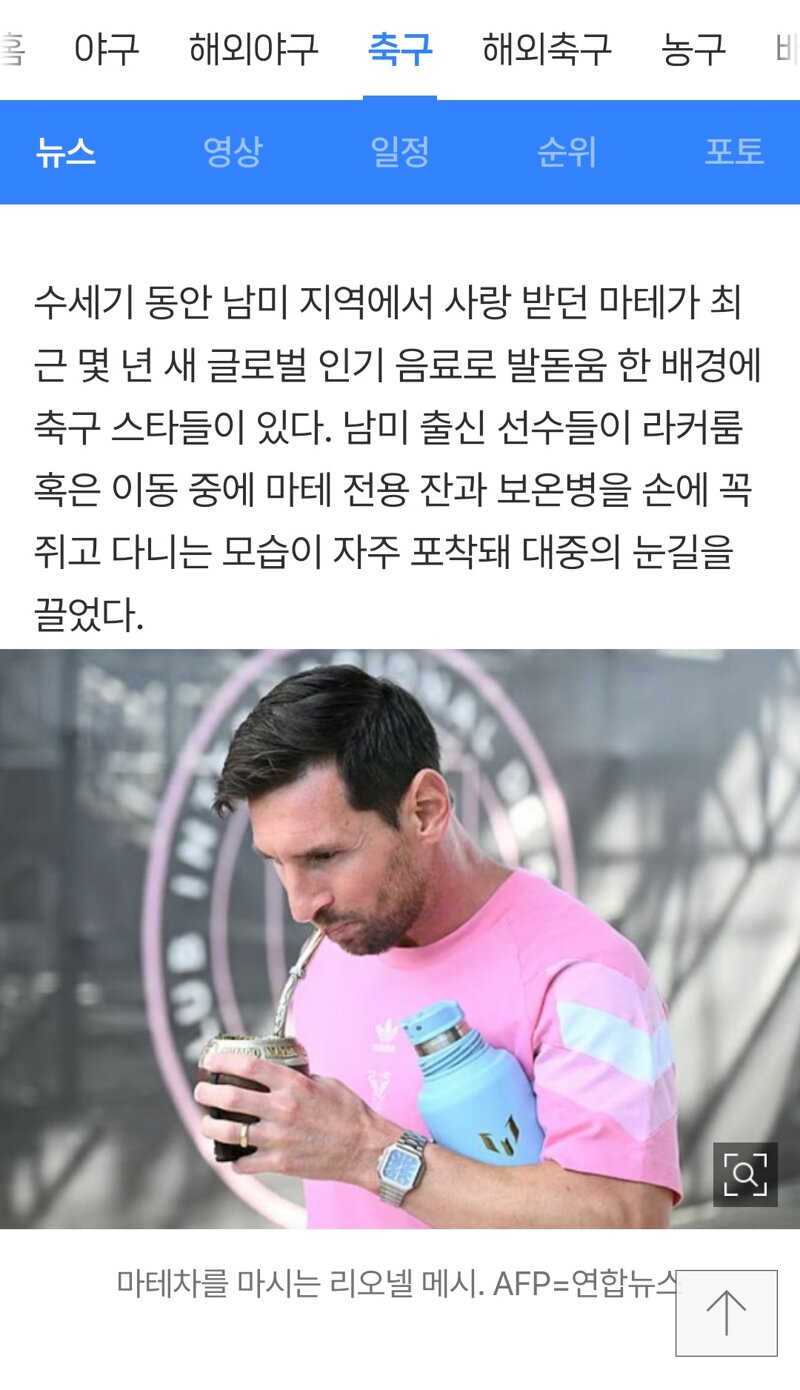 운동선수들이 좋아하는 음료 마테차 (2)