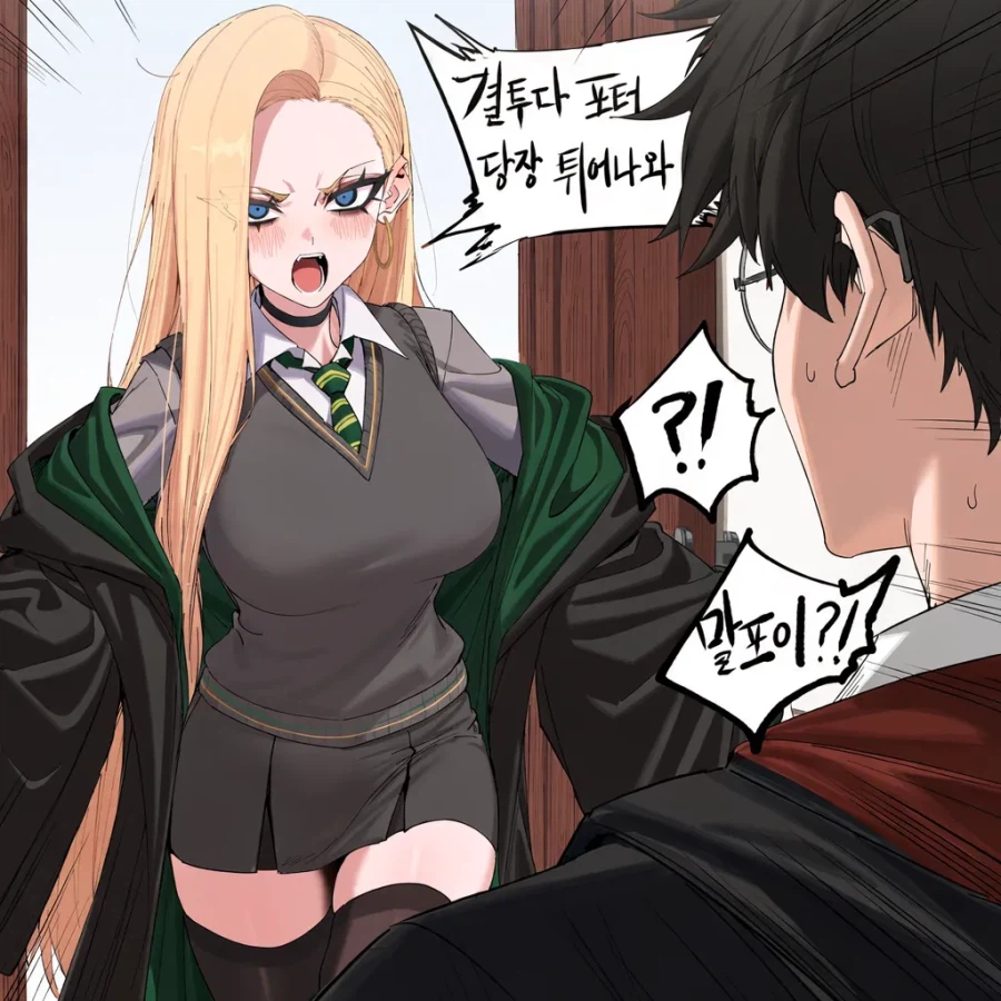 ㅆㄸ) 해리포터에게 이상형을 묻는 만화.manhwa (6)
