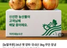 26년 햇 양파 국내산 3kg 무안 창녕