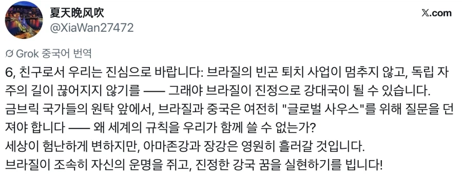 중국인의 문장에 감탄하는 브라질인들 (4)
