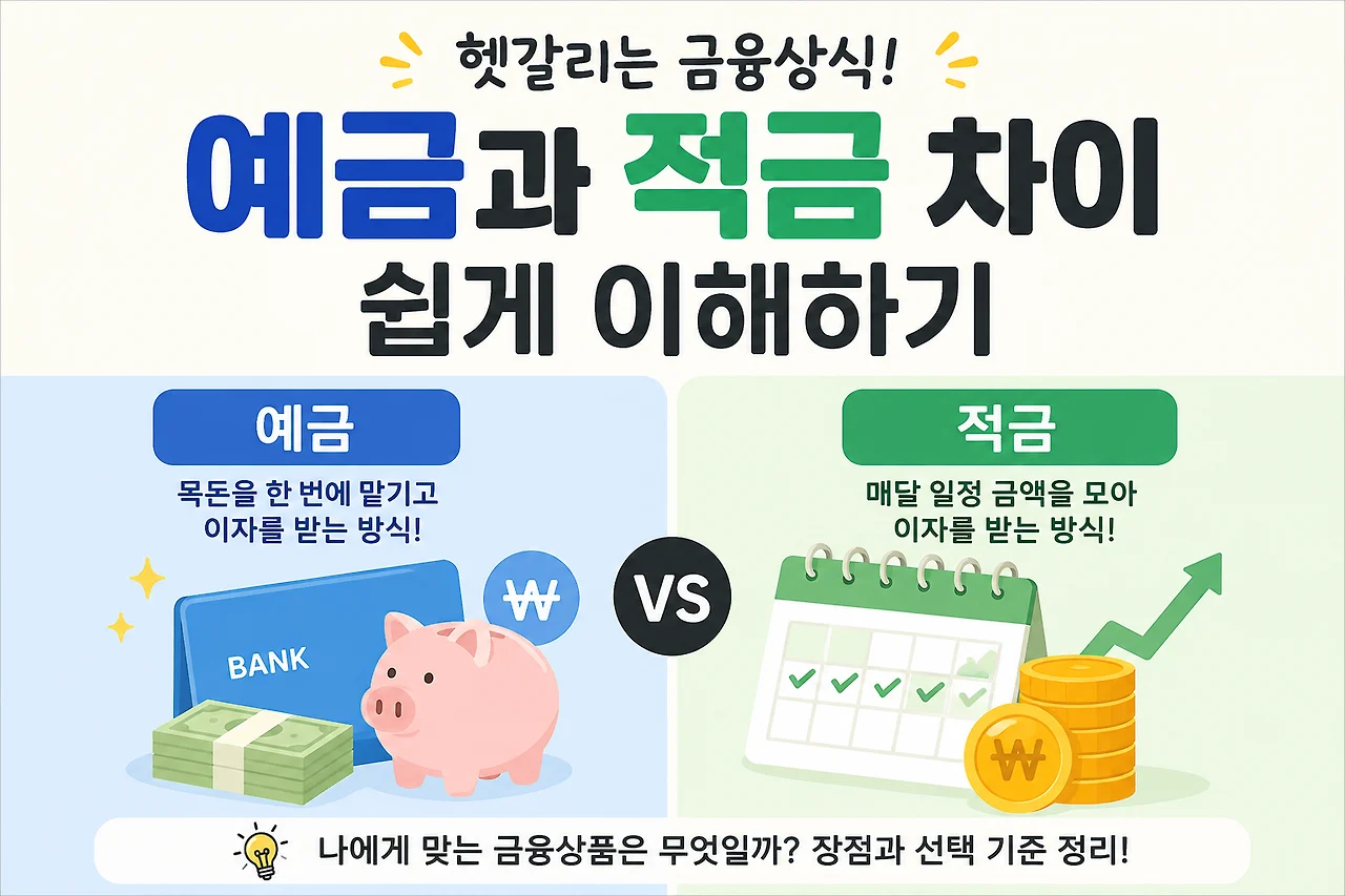 아아 이건 '예금과 적금' 이라고 한다