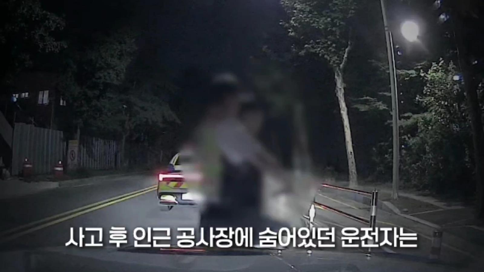 차 버리고 도망간 상습 음주 운전자.. (9)