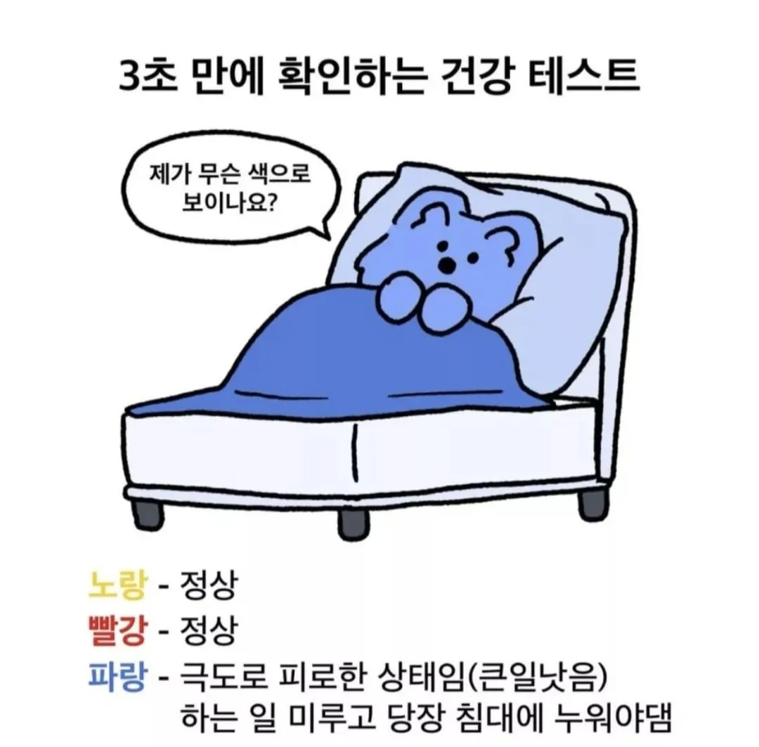 3초 만에 확인하는 현재 건강상태